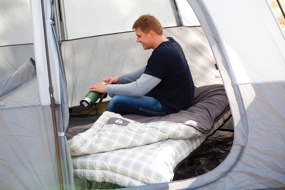 Coleman Heritage Big & Tall 10°F Flannel Sleeping Bag, XL Sleeping Bag Fits Adults up to 6ft 7in Tall, Machine Washable, Great for Camping, Hunting, Guests, & More - Image 2