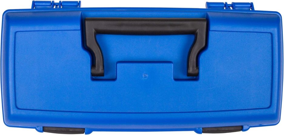 Flambeau Outdoors 6009TD Lil' Brute Tackle Box - Fishing Tackle Organizer With Lift-Out Tray, Portable Tackle and Gear Storage, Blue - Image 5